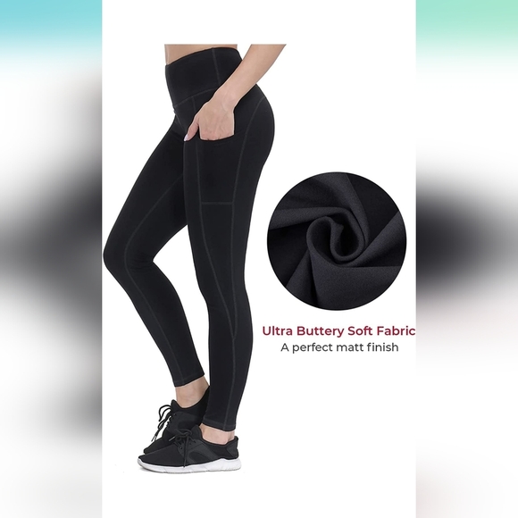 ALONG FIT Anti-Nail Leggings for Women, Non-See-Through with Phone Pocket - Picture 3 of 6